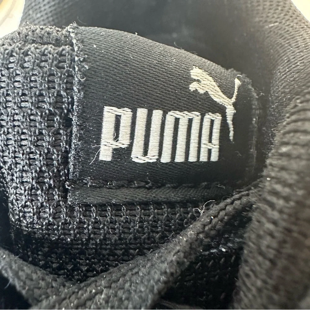 PUMA Unisex-Child Caven Sneaker, Black/White size 12C - Picture 6 of 16